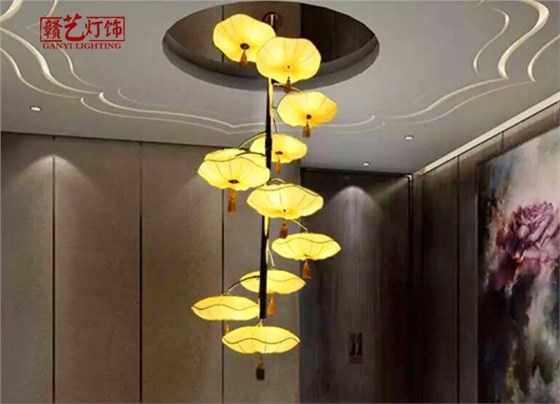 美爾家布藝吊燈場景圖1