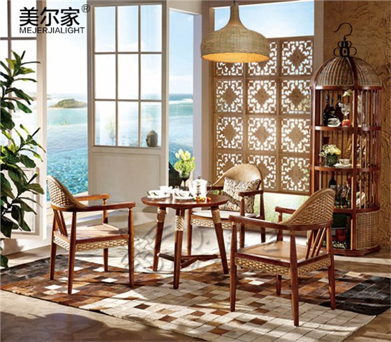 美爾家竹藝吊燈場景圖110