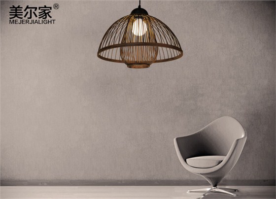 美爾家藤藝燈的實拍圖片 美爾家藤藝燈的實拍圖片