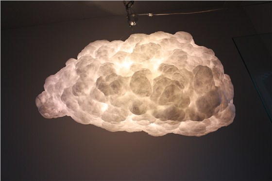 蠶絲云燈