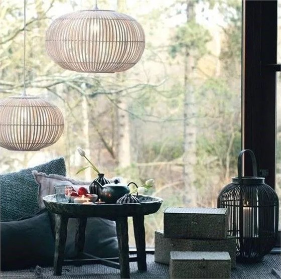 竹藝吊燈