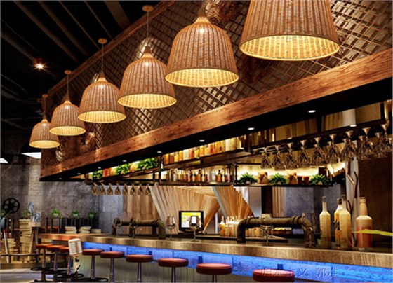 藤編燈飾 藤編燈飾