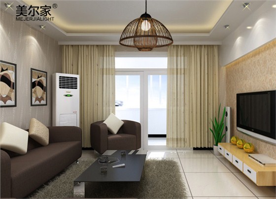 美爾家使用藤藝燈場(chǎng)景圖