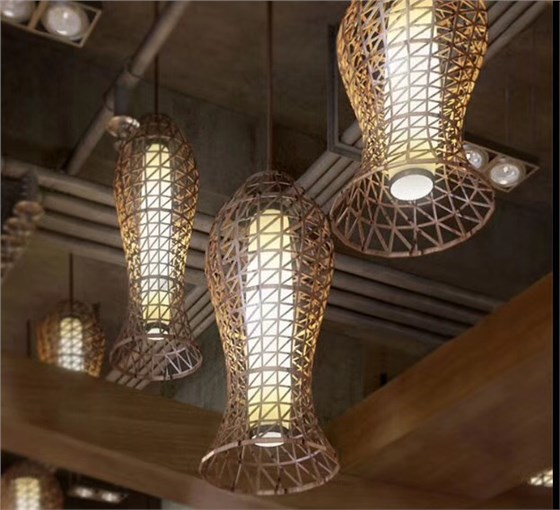 美爾家燈飾竹編燈