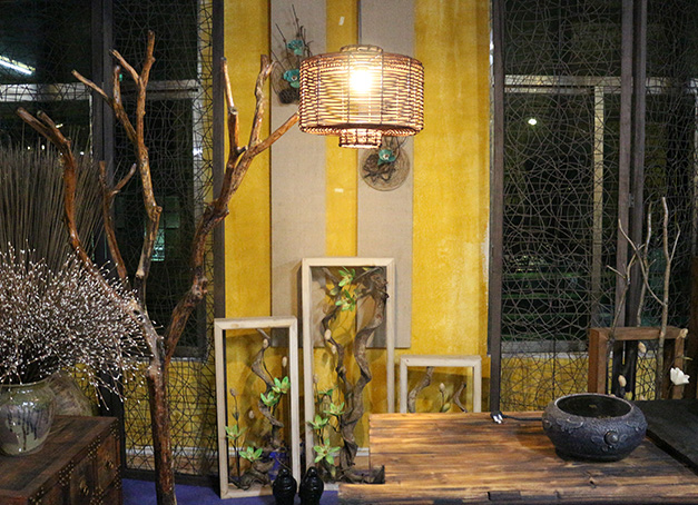 南海又一茗使用美爾家藤藝燈飾