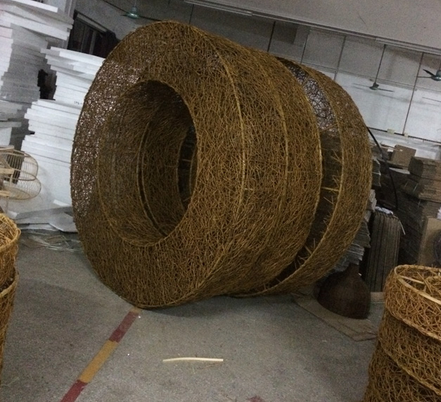 杭州隴林酒店使用美爾家藤藝吊燈