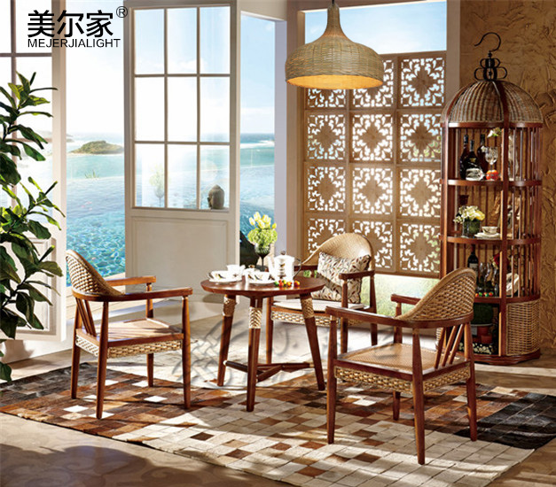 美爾家竹藝吊燈場景圖110