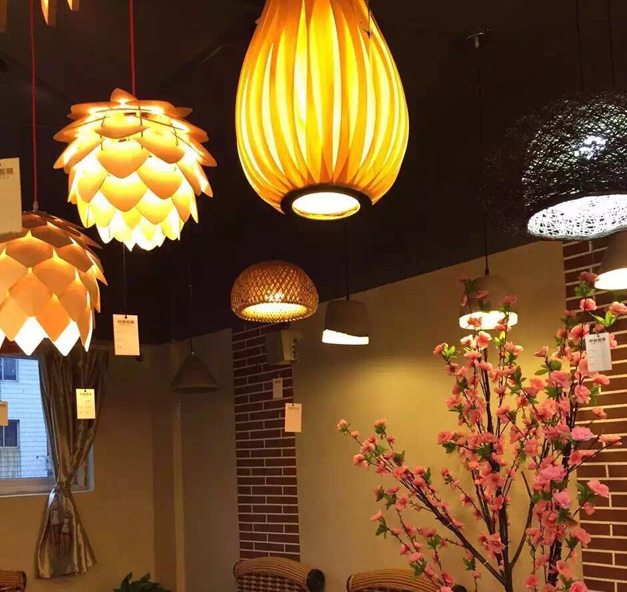 美爾家藤藝燈產品實拍