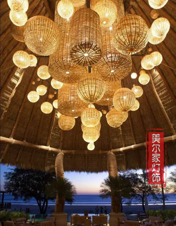 美爾家藤編燈飾