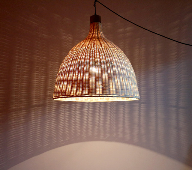 美爾家藤編吊燈
