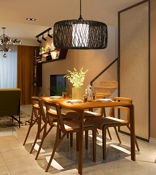 美爾家布藝吊燈場景圖1