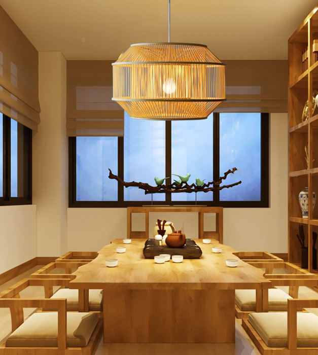 美爾家竹編燈飾