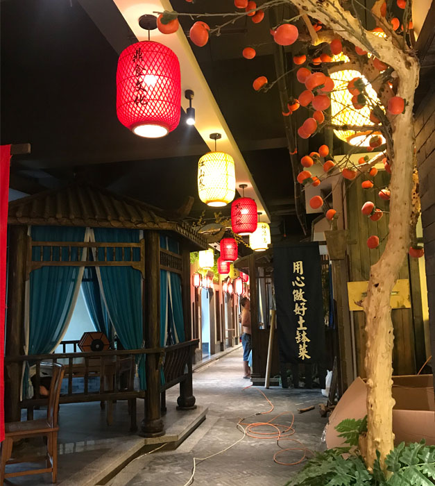 美爾家燈飾湖南阿友呷鋪案列