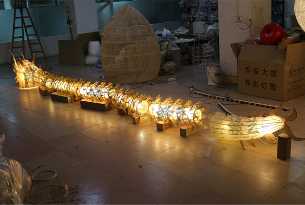 美爾家藤編龍燈