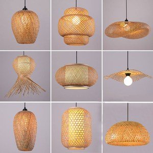 竹編吊燈