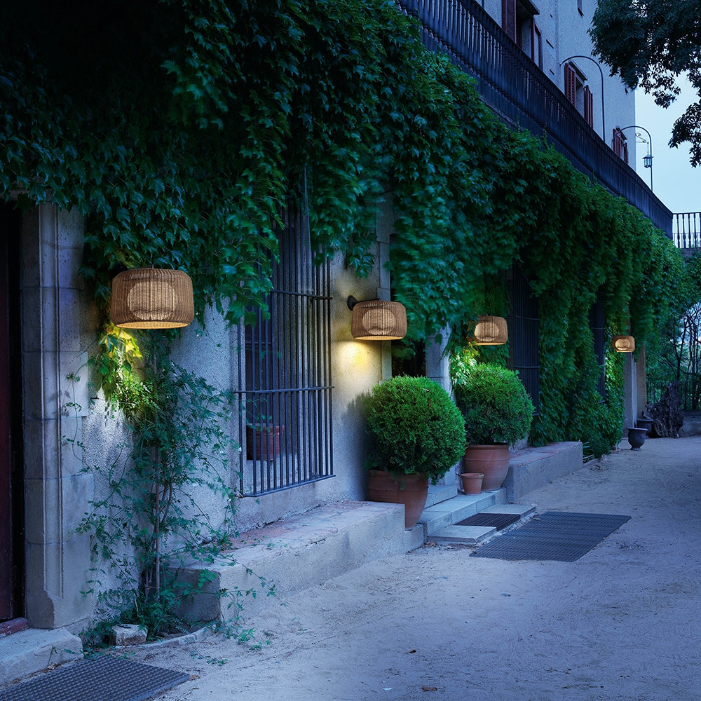 美爾家燈飾：藤編壁燈