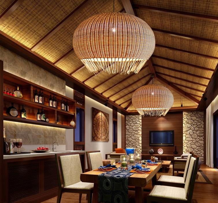 美爾家燈飾：藤編燈飾