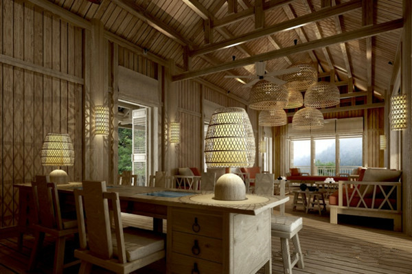 藤編燈飾 藤編吊燈 藤編燈