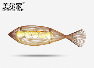 NEH-9082竹藝魚(yú)吊燈