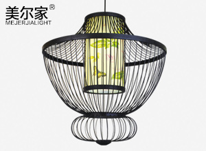 MEJ-9077竹藝吊燈