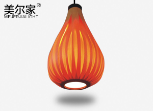 MEJ-6608木皮吊燈