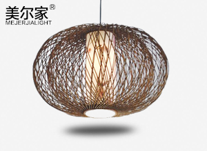 MEJ-8004竹藝吊燈