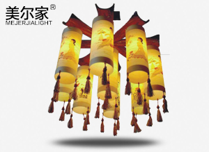 MEJ-8075竹藝吊燈