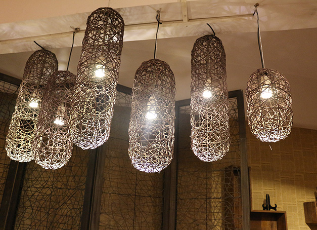 南海又一茗使用美爾家藤藝吊燈