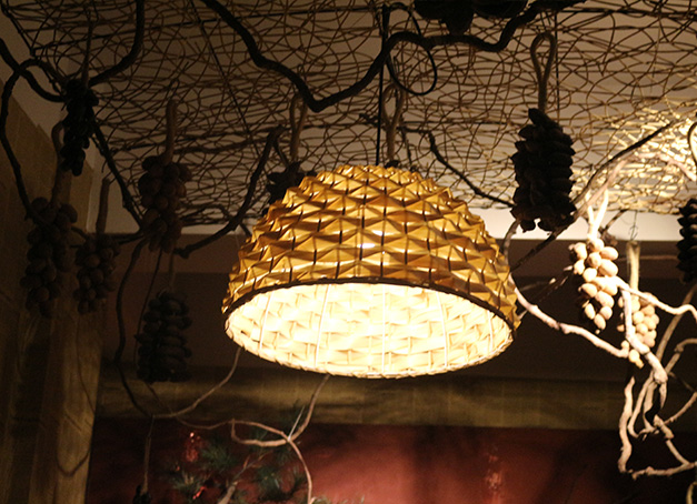 南海又一茗使用美爾家木藝吊燈