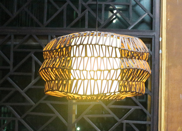 南海又一茗使用美爾家藤藝吊燈