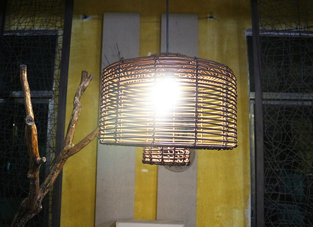 南海又一茗使用美爾家藤藝吊燈