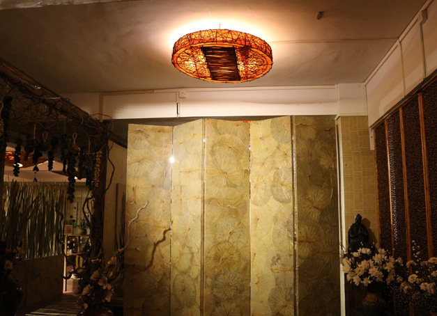 南海又一茗茶館使用美爾家藤藝燈