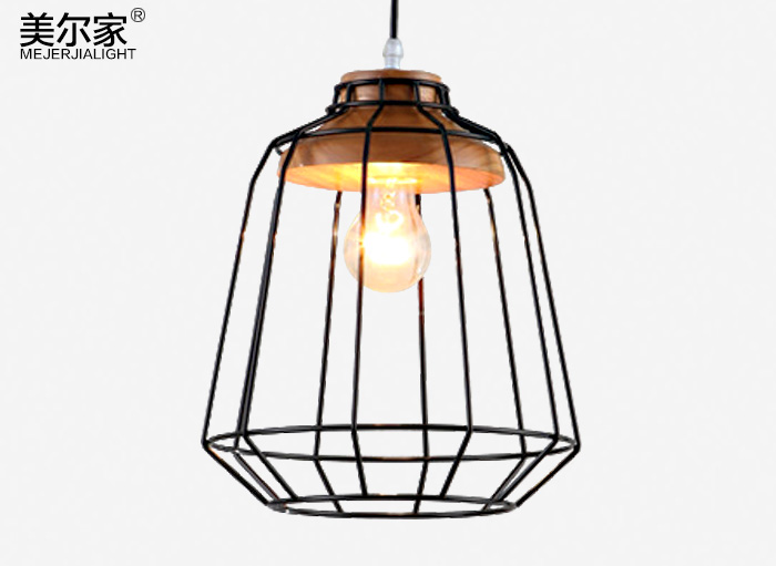 美爾家鐵藝吊燈實拍圖