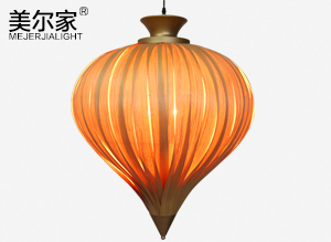 MEJ-6637 木皮吊燈