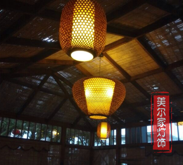 美爾家藤編燈飾