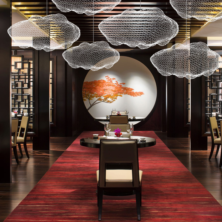 手工鐵網(wǎng)云燈