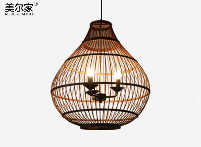 MEJ-9054竹藝吊燈