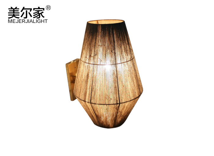 美爾家麻繩壁燈