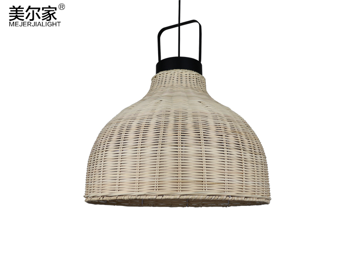 美爾家藤編吊燈