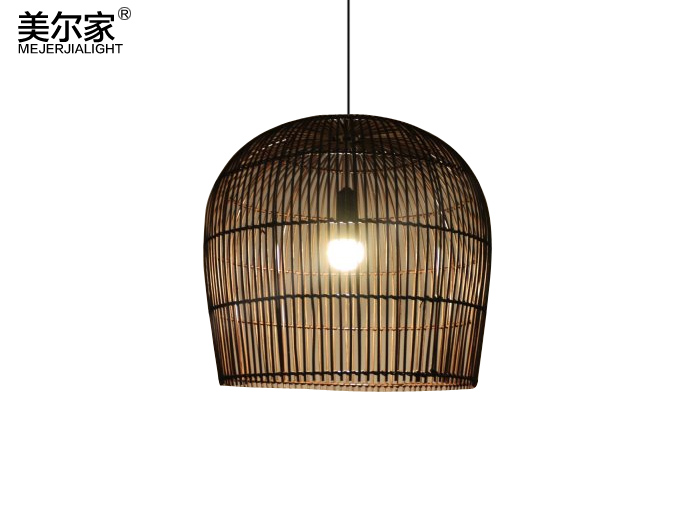 美爾家藤編吊燈