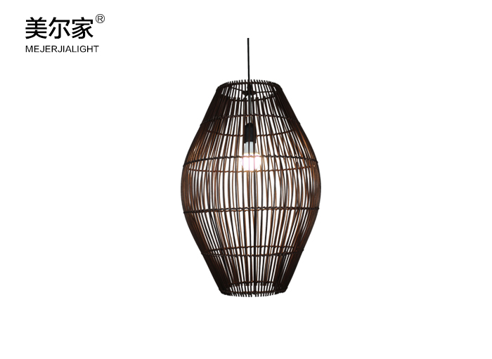 美爾家藤編吊燈