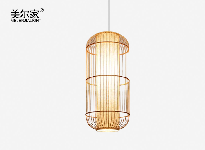 美爾家竹藝吊燈