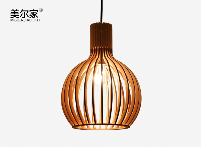 木藝吊燈